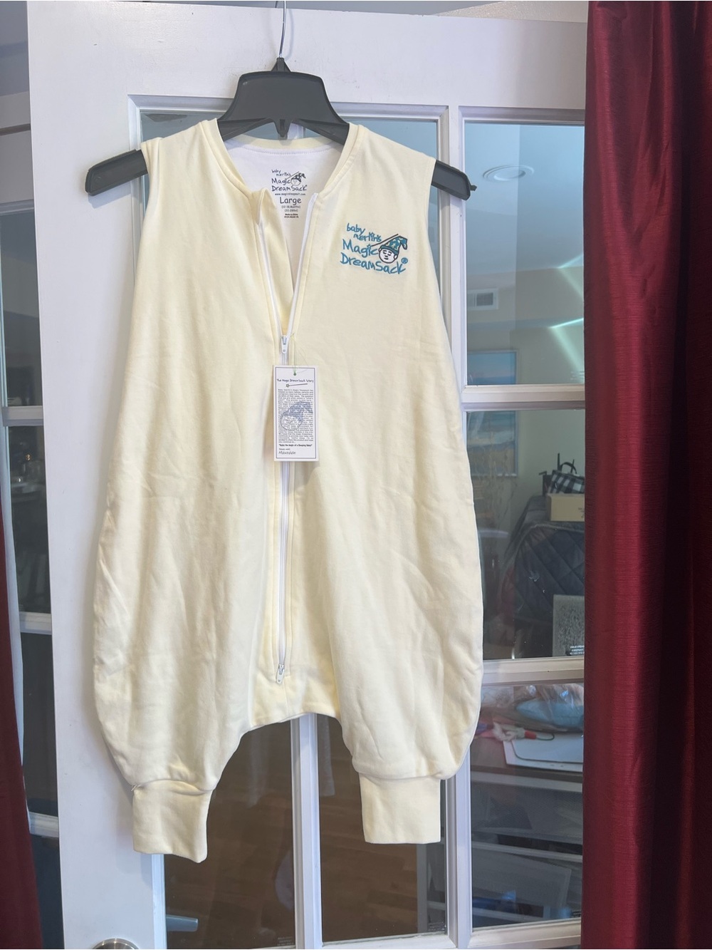 Magic Dream Sack Sleeveless Footed One-Piece in Pale Yellow